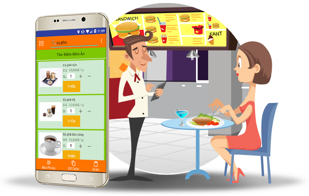 Hệ thống order chuyên nghiệp cho nhà hàng, quán ăn, quán Café, Karaoke, Bar